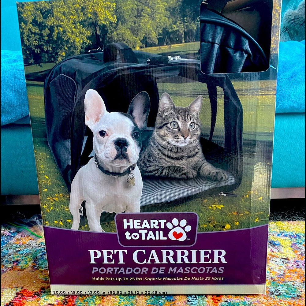 New pet carrier